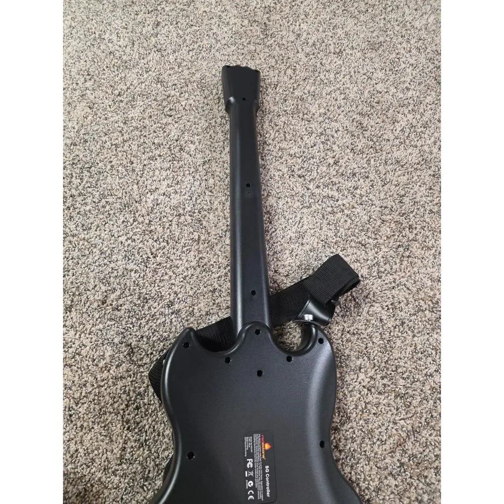 Guitar Hero Gibson SG Red Octane PS2 Black / Silver Wired Guitar Controller